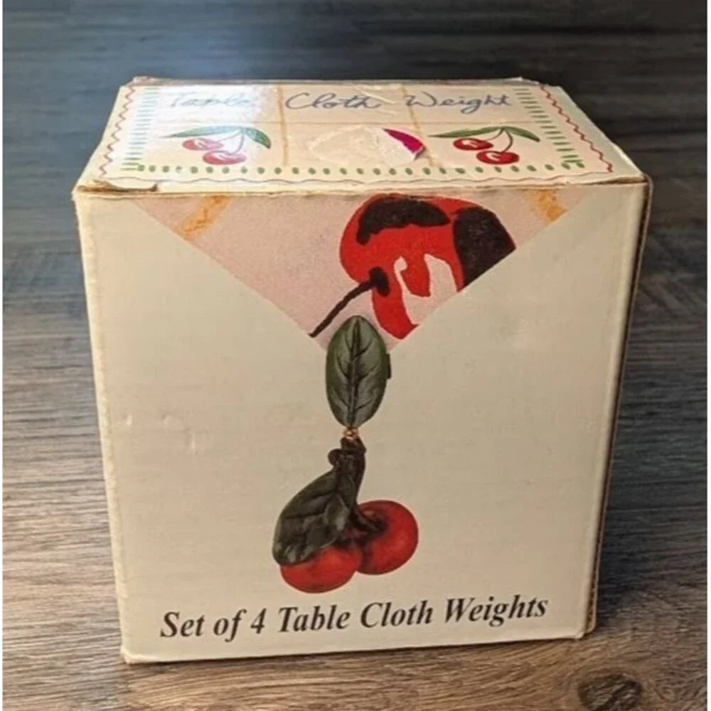 Vintage Set of 4 Table Cloth Weights 